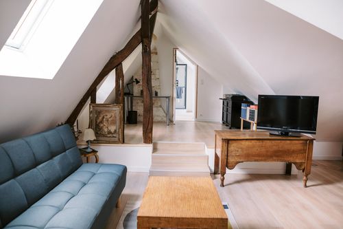 Mezzanine avec canapé-lit