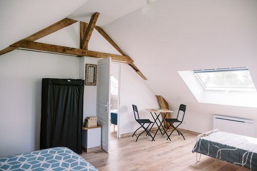 Chambre 3, sous les poutres