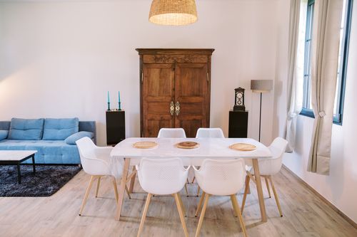 Le gîte, espace salle à manger